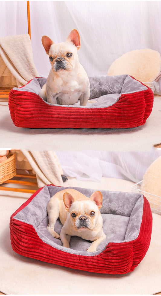 Plush Dog house Bed