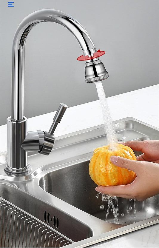 Kitchen faucet universal joint splash head
