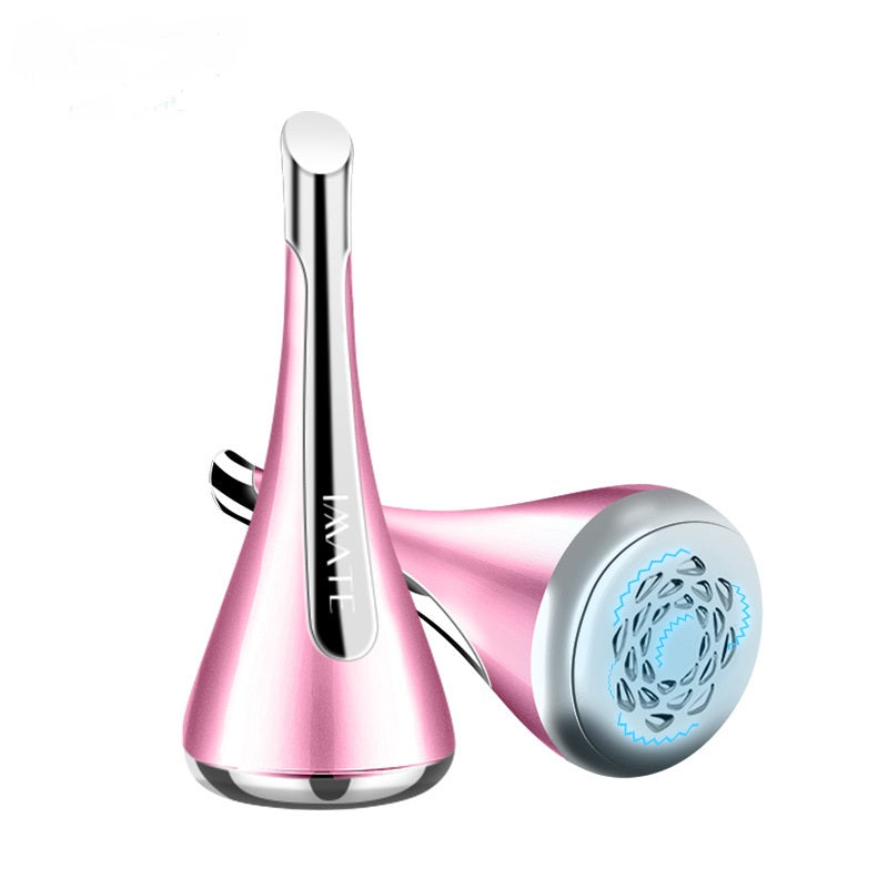 Facial dumbbell gyro beauty massager device