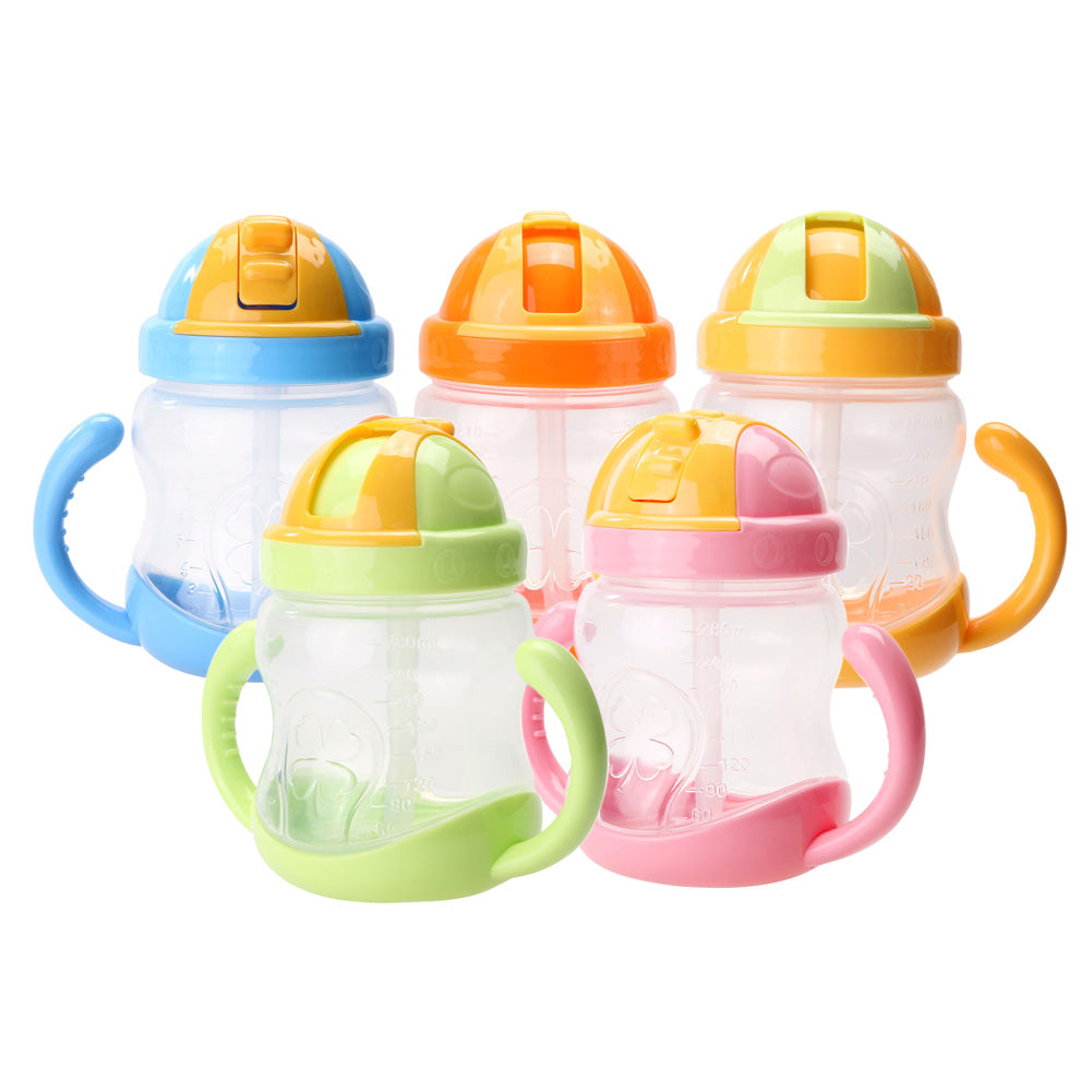 Baby Drinking Water Straw Bottle