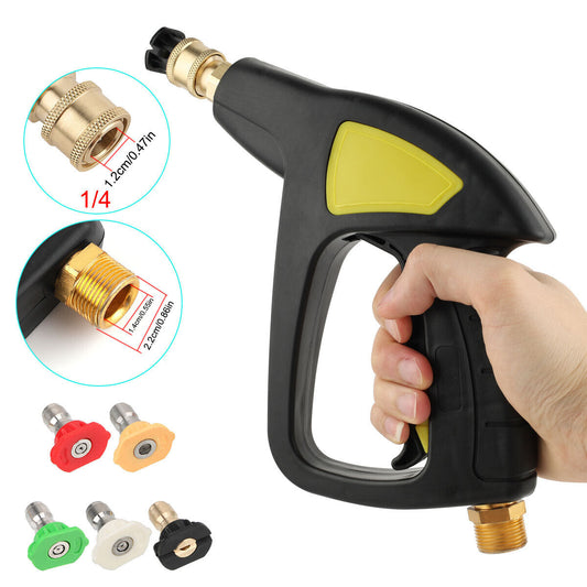 Quick Connector Pressure Washer Gun Bottle Lance Cannon Car Wash Snow Foam.